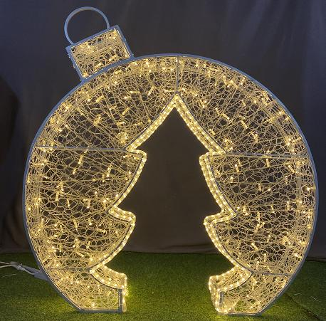 Outdoor Commercial Grade 3D Ornament Ring motif 111X15X120CM