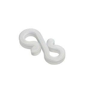 Plastic Gutter Clip for Christmas Lights S Hook for String Lights Icicle Light C7 & C9 Christmas Lights