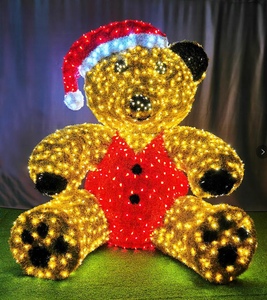Outdoor Commercial Grade 3D Teddy Bear Motif H170CM