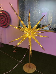 Outdoor Commercial Grade 3D Star Motif 100X102X106CM