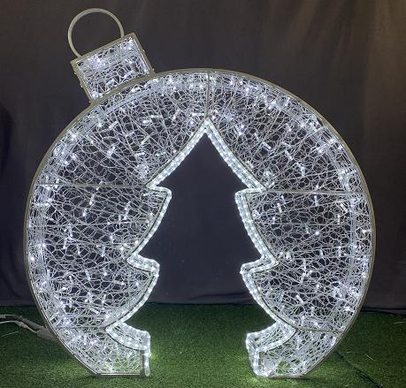 Outdoor Commercial Grade 3D Ornament Ring motif 185X25X200CM