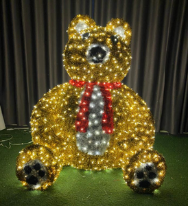 Outdoor Commercial Grade 3D Teddy Bear Motif 150X150X200CM