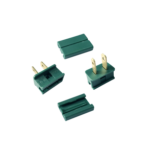 SPT-1 Green Male Zip Plug Slide On Zip Plug