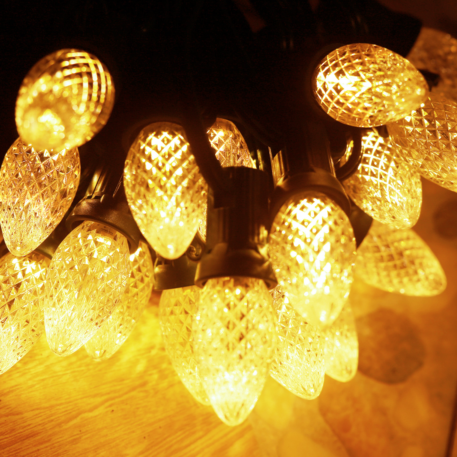 Minleon C7 LED Replacement Bulb Faceted Warm White