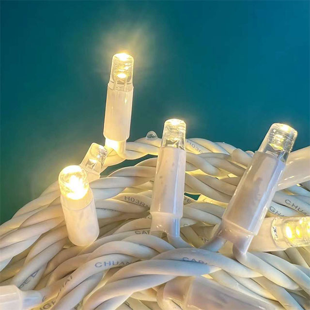 230V LED String Light Rubber Cable
