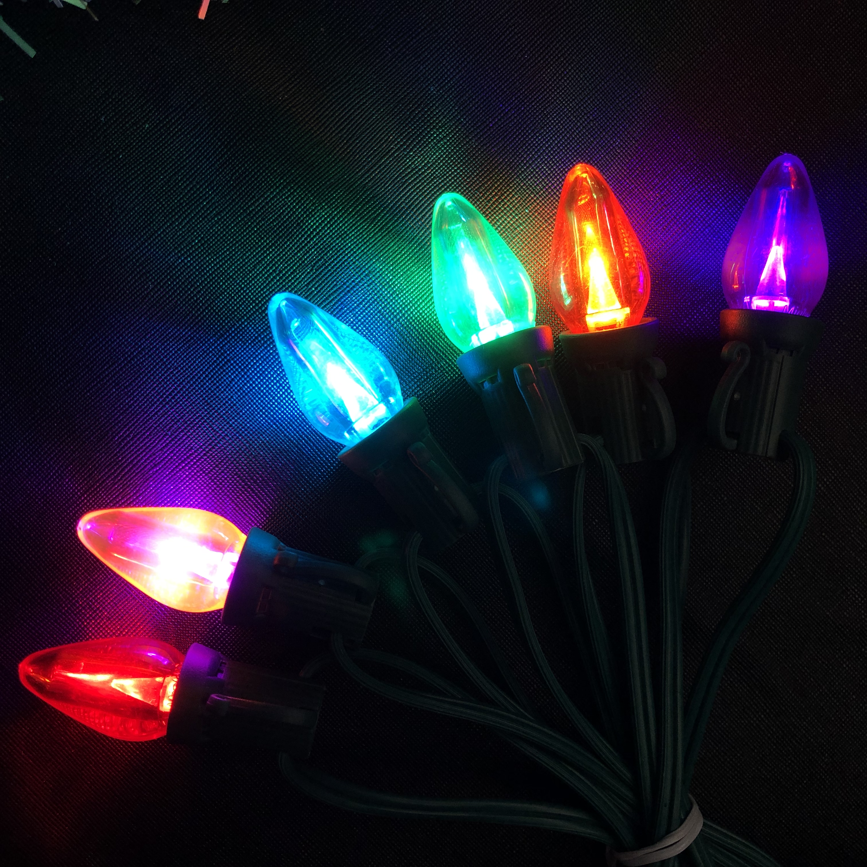 C7 LED Replacement Bulb Minleon Bulb 120V UL Smooth Cap