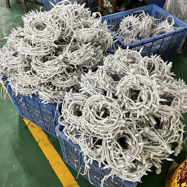 230V LED String Light Rubber Cable